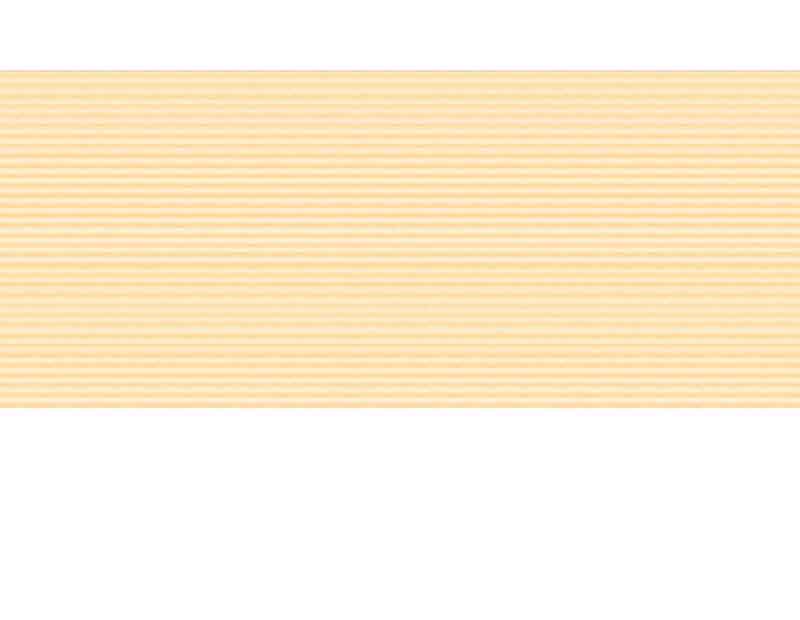 Beiger Wellkarton mit feiner Rillenstruktur Nahaufnahme von beigem Wellkarton mit feiner Rillenstruktur